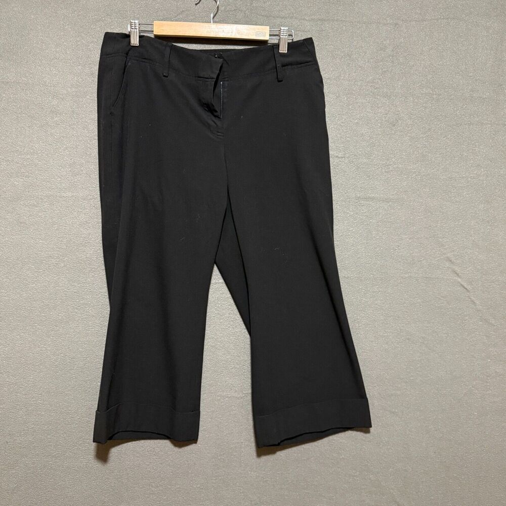 Michael Michael Kors Crop Dress Pants Size 12 Black Career Style Polyester